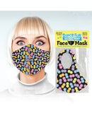 Super Fun Boobie Print Mask