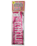 Gettin' Hitched Glow in the Dark Sash - Pink