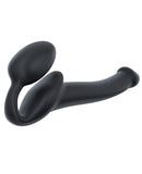 Strap On Me Silicone Bendable Strapless Strap On Small - Black