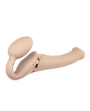 Strap On Me Vibrating Bendable Strapless Strap On Medium - Vanilla