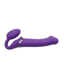 Strap On Me Vibrating Bendable L Strapless Strap On - Purple