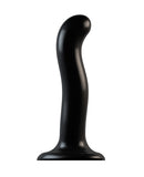 Strap On Me Silicone P&G Spot Dildo - Medium Black