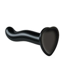 Strap On Me Silicone P&G Spot Dildo - Medium Black