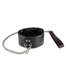 Sultra Lambskin 2 1/2" Collar w/24" Chain - Black