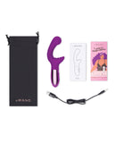 Le Wand XO Double Motor Wave Rechargeable Vibrator - Cherry