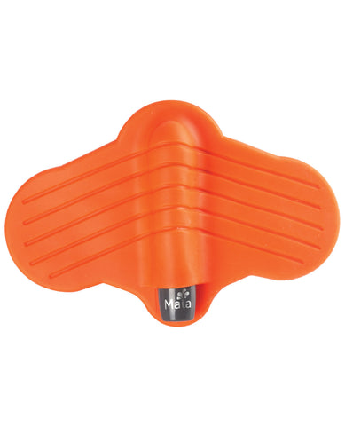 Maia Ray Silicone Vibrating Stroker - Grey/Orange