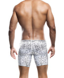 Male Basics Spider Hipster Boxer Brief White/Black LG