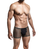 Male Basics Sinful Magic Leopard Pouch Thong Black L/XL