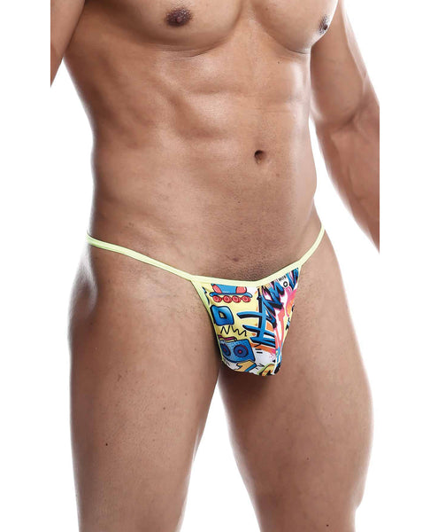 Male Basics Sinful Hipster Music T Thong G-String Print LX