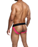 Male Basics Neon Jockstrap Coral MD