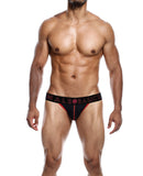 Male Basics Neon Jockstrap Red XL