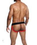 Male Basics Neon Jockstrap Red XL