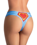 Mememe Comics Wonder Girl Printed Thong LG