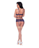 Berrylicious Cutout Dress & G-String Blue L/XL