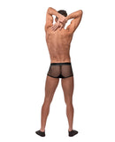 Cock Pit Fishnet Mini Cock Ring Short Black SM