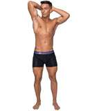 Pocket Pouch Cotton Spandex Short w/Cavity Black LG