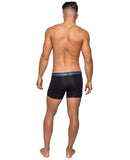 Pocket Pouch Cotton Spandex Short w/Cavity Black LG