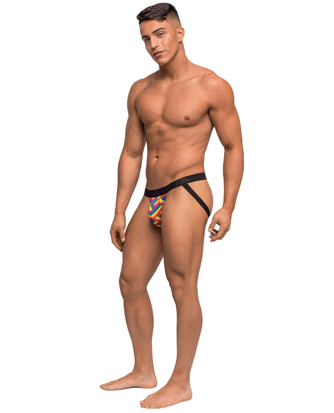 Pride Fest Contoured Pouch Jock - Rainbow