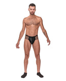 Cage Matte Cage Thong - Black