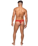 Hoser Stretch Mesh Thong Red L/XL