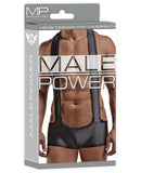 Male Power Sling Short - Black