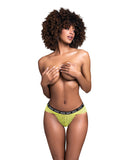 Monday Brunch Babe Lace Panty Hot Green L/XL