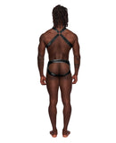 Fetish Uranus Nylon Spandex Moonshine Harness Brief Black L/XL