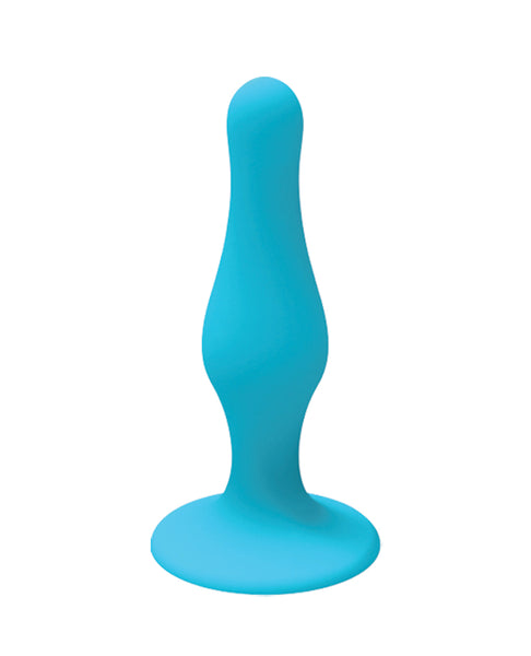 Nobu Rainbow Large Silicone Plug - Blue