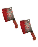 Neva Nude Butcher Knife Pasties - Red O/S