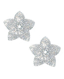 Neva NudeNeva NudeBurstin Bloom Crystal Jewel Reusable Silicone Nipple Pasties - Clear O/S