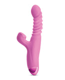 Luxe Nova Thrusting & Throbbing Stimulator - Pink