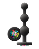 Glams Ripple Rainbow Gem - Black