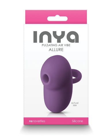 INYA Allure Pulsating Air Vibe - Dark Purple