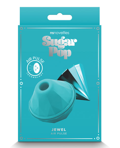 Sugar Pop Jewel Air Pulse Vibrator - Teal