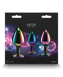 Rear Assets Rainbow Heart Gem Anal Trainer Kit - Multi Color