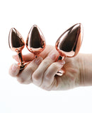 Rear Assets Pink Heart Gem Anal Trainer Kit - Rose Gold