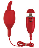 O Zone USB Rechargeable Orgasmic Tongue Vibe - 10 Function Red