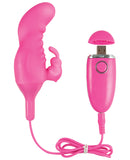 O Zone USB Rechargeable Orgasmic Bunny Vibe - 10 Function Pink