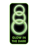 Enhancer Silicone Cockrings - Glow in the Dark Green