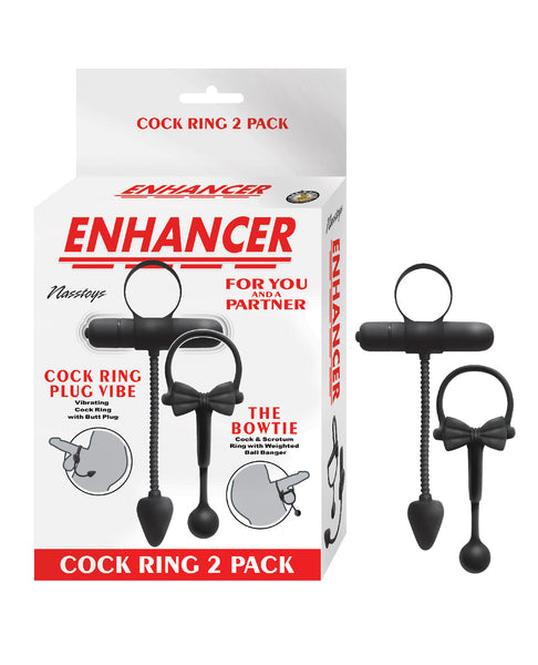 Enhancer Cockring 2 Pack - Black