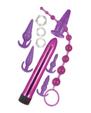 Purple Elite Collection Anal Play Kit - Purple