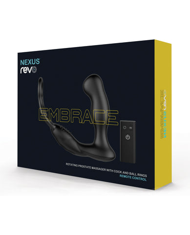 Nexus Revo Embrace Rotating Prostate Massager - Black