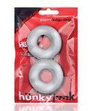 Hunky Junk Stiffy 2 Pack Cockrings - Clear Ice