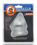 Oxballs Tri Squeeze Cocksling & Ballstretcher - Clear Ice