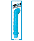 Neon Ribbed G Spot Vibe - Blue