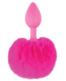 Neon Luv Touch Bunny Tail - Pink