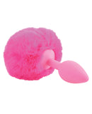 Neon Luv Touch Bunny Tail - Pink