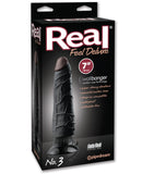 Real Feel Deluxe No. 3  7" Waterproof Vibe - Black