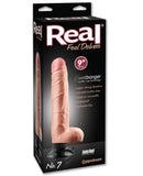 Real Feel Deluxe No. 7  9" Waterproof Vibe - Flesh