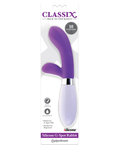 Classix Silicone G-Spot Rabbit - Purple